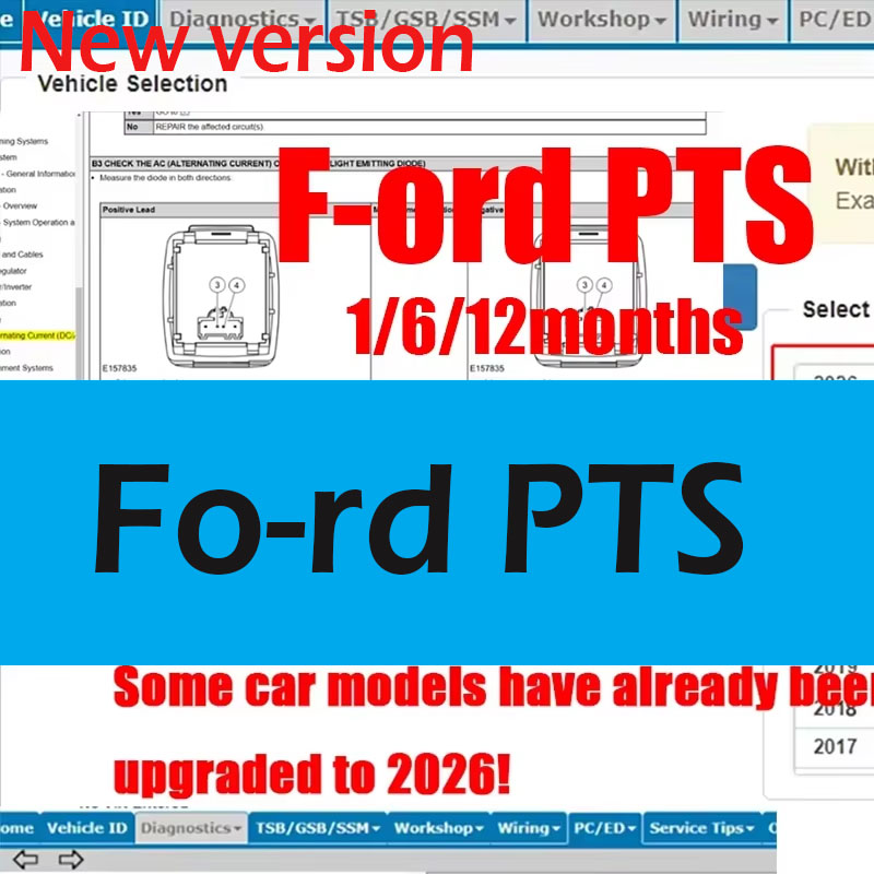 Workshop Tools Online - 2026 Online Account for F-ord PTS