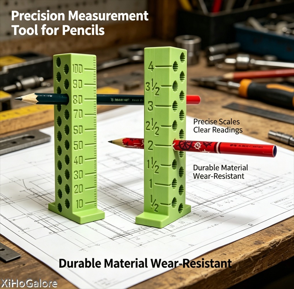 Workshop Tools Diy - Professional Woodworking Height Marking Ruler 3D