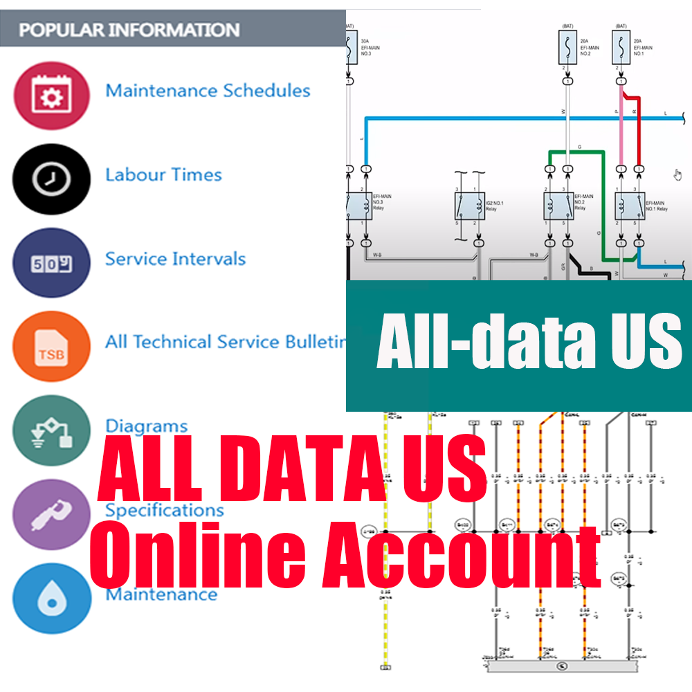 Workshop Tools Online - 2026 Online Account Alldata US Auto