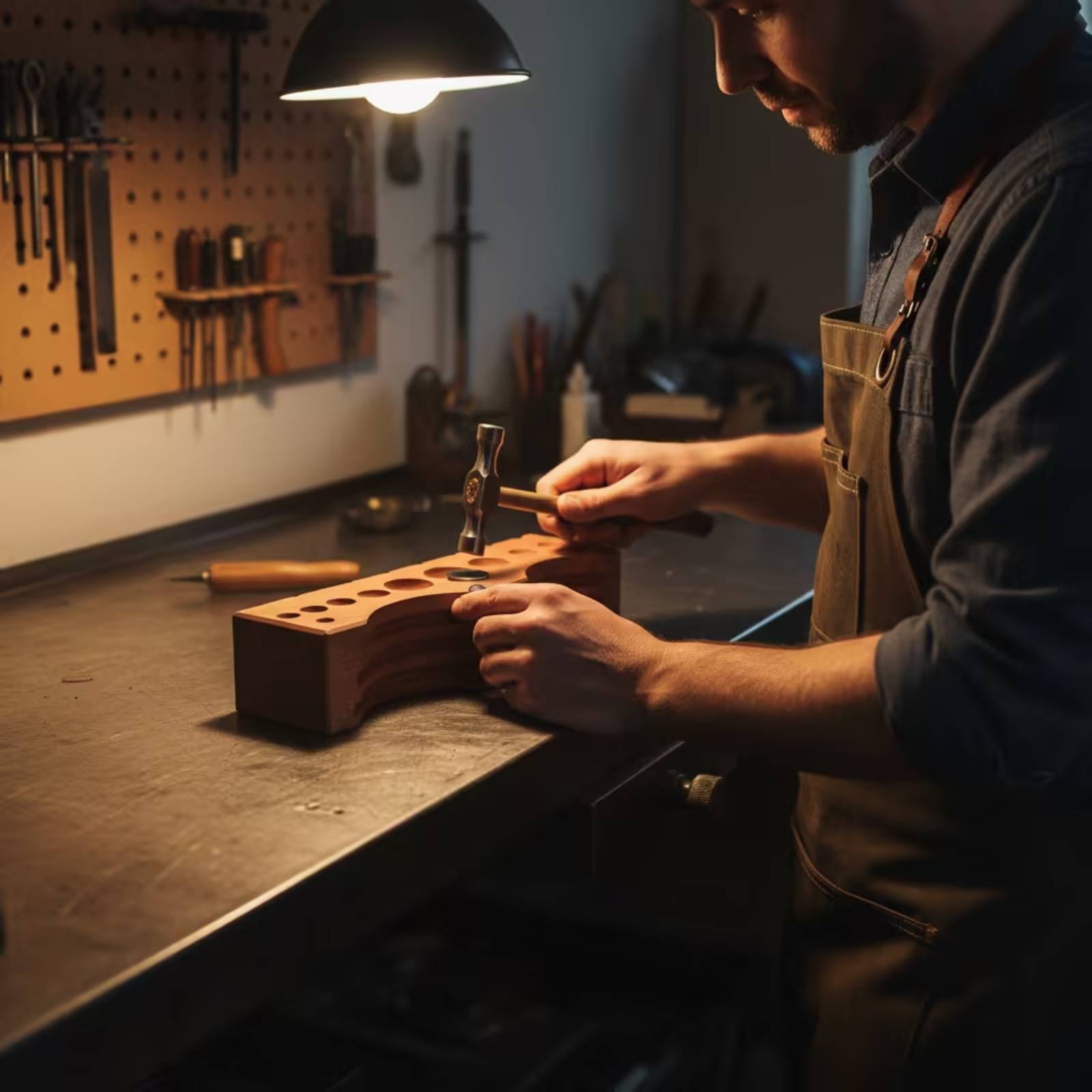 Workshop Tools Wood - Jewelry Shaping Block Solid Hardwood Jewelry