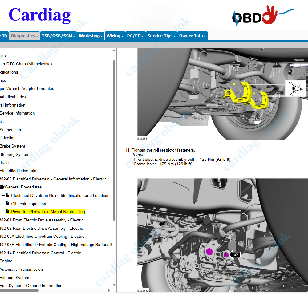 2026 for Ford PTS Online Softw - огляд і ціна Workshop Tools Online