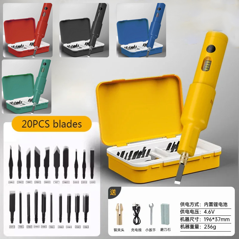 20PCS Blade Electric Engraving - огляд і ціна Workshop Tools Wood