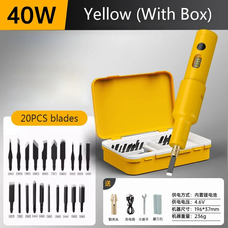 20PCS Blade Electric Engraving - огляд і ціна Workshop Tools Wood
