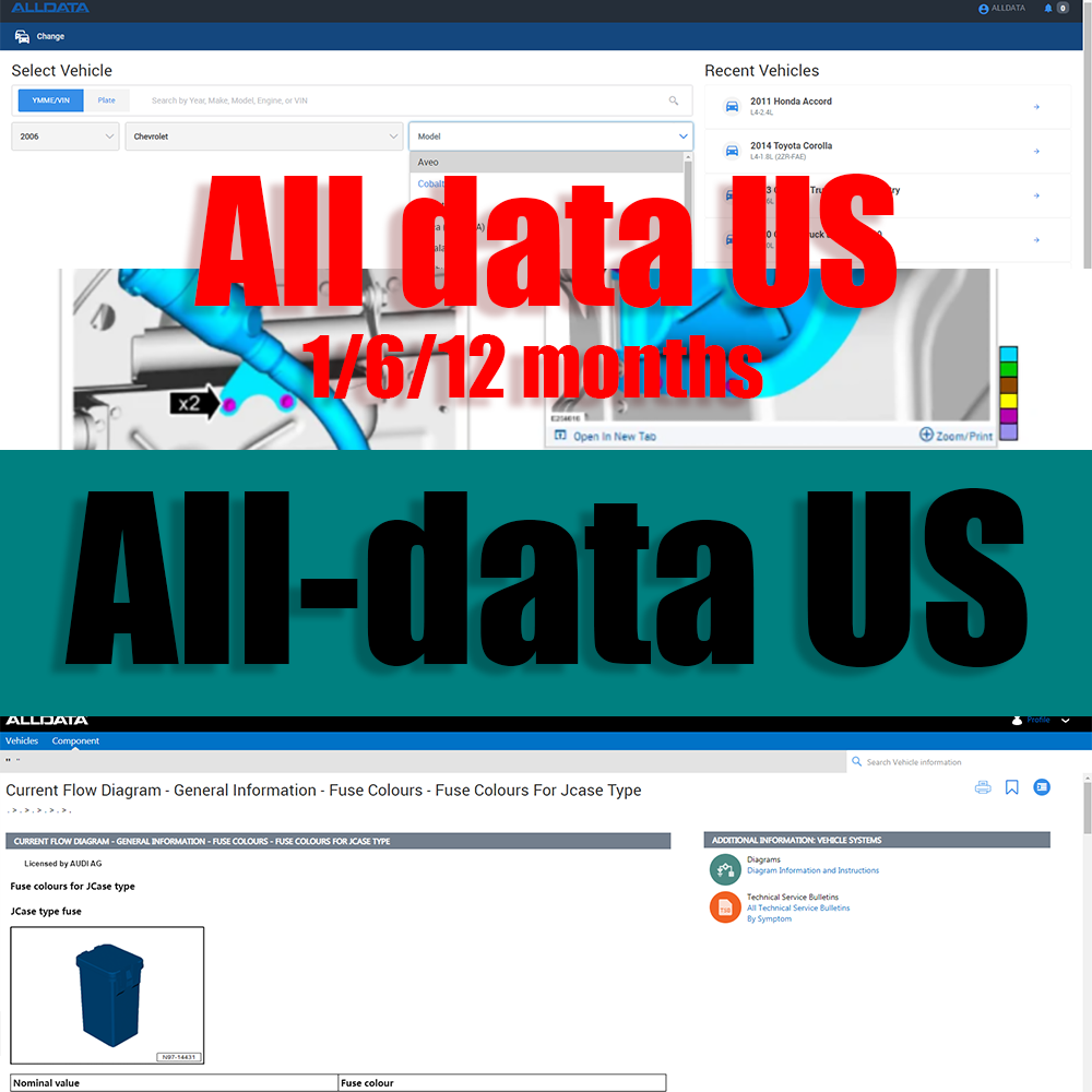 2026 Alldata US Full Version O - огляд і ціна Workshop Tools Online