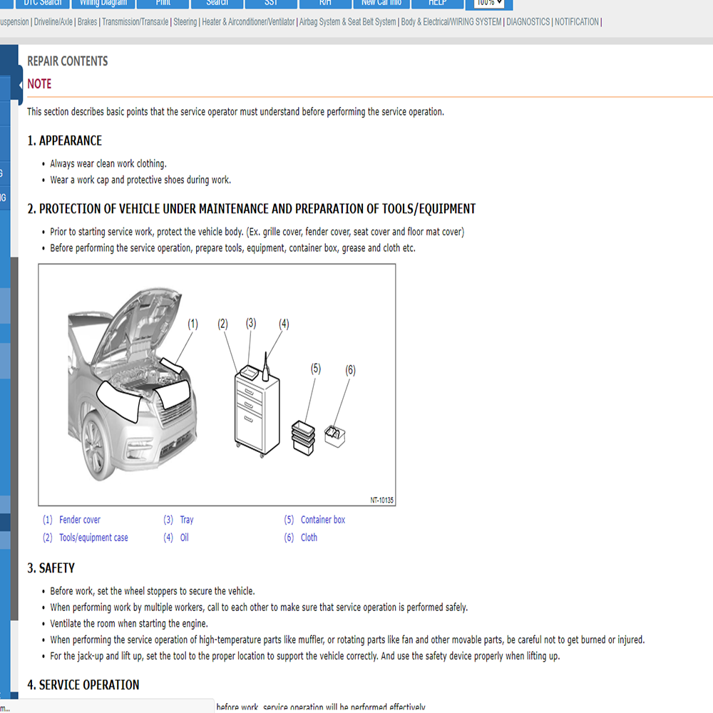 Online Account for Su-baru S-T - огляд і ціна Workshop Tools Online