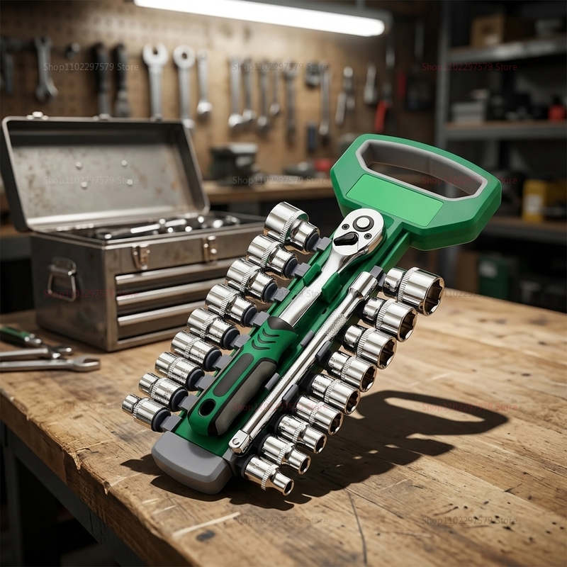 1/4 3/8 Inch Ratchet Socket Se - огляд і ціна Car Workshop Tools Kit