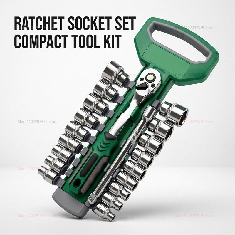 1/4 3/8 Inch Ratchet Socket Se - огляд і ціна Car Workshop Tools Kit