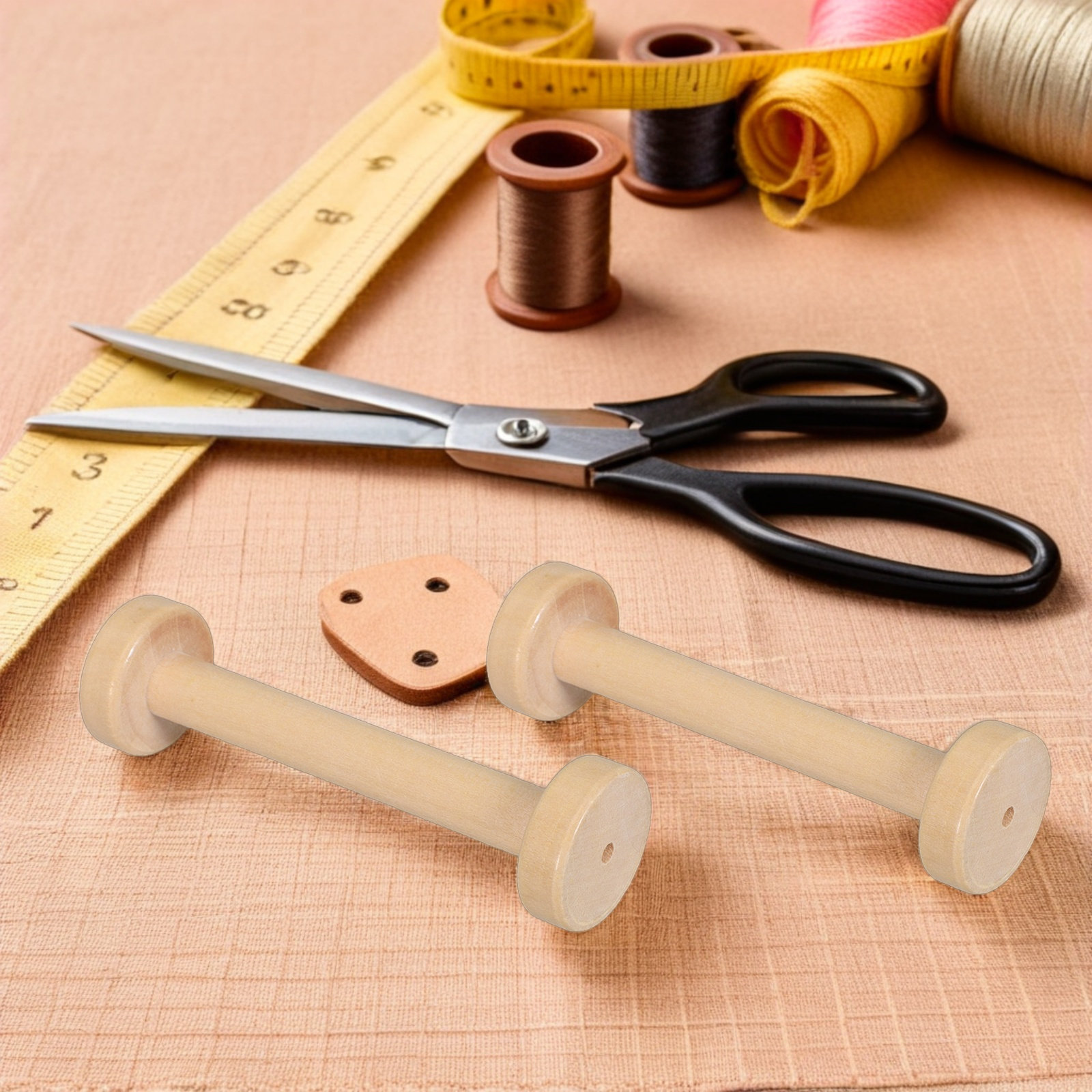 5Pcs Wooden Spools Natural Vin - огляд і ціна Workshop Tools Diy