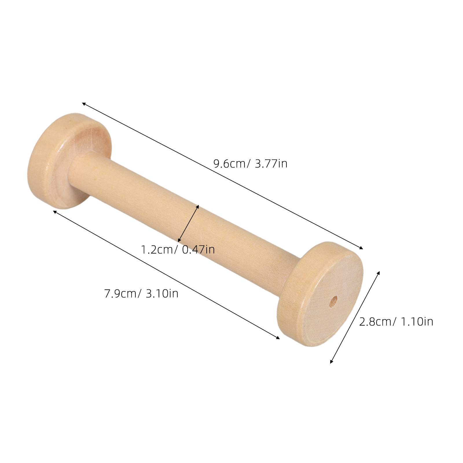 5Pcs Wooden Spools Natural Vin - огляд і ціна Workshop Tools Diy
