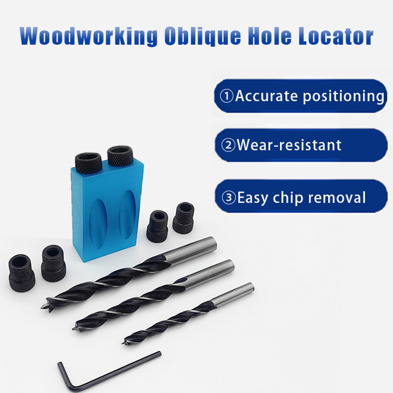 7/14pcs 15 Degress Oblique Hol - огляд і ціна Pocket Hole Jig