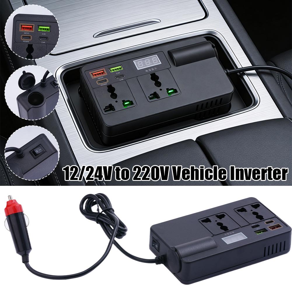 12V/24V Car Inverter 200W DC T - огляд і ціна Tools Qc