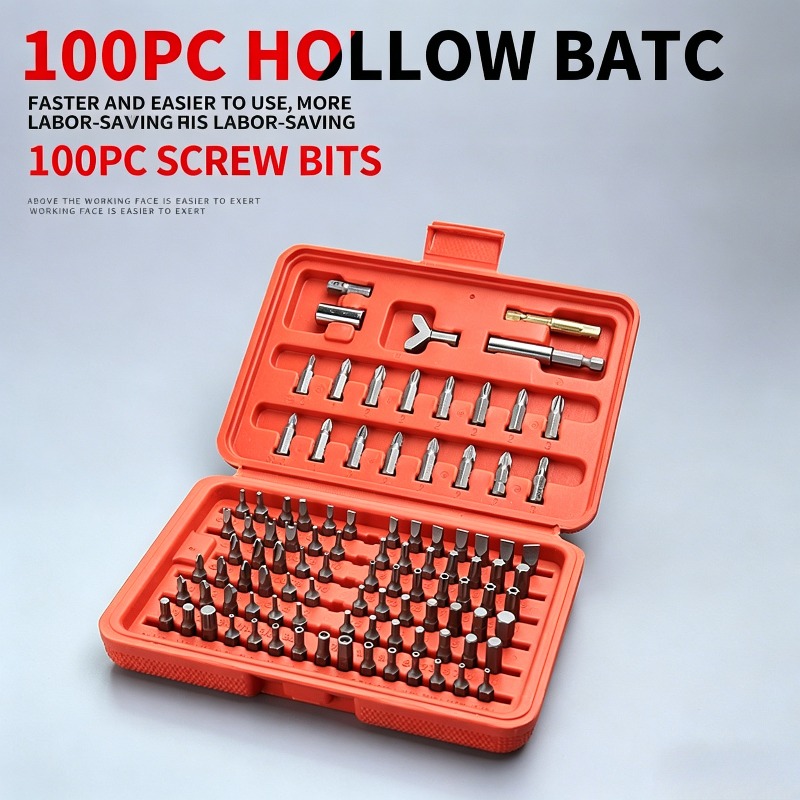 100PCS Screwdriver Bit Set, Ho - огляд і ціна Car Workshop Tools Kit