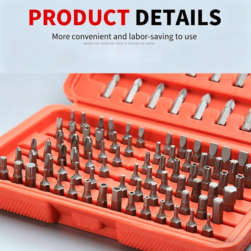 100PCS Screwdriver Bit Set, Ho - огляд і ціна Car Workshop Tools Kit