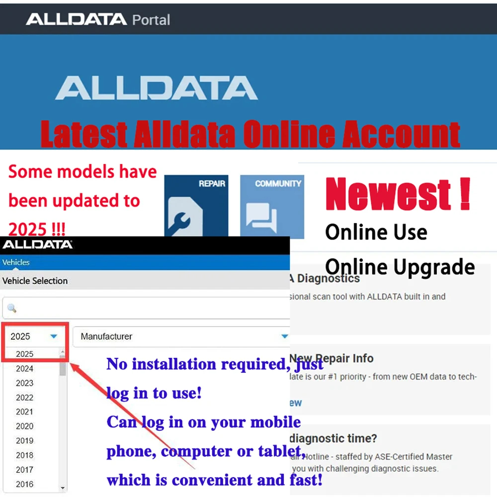 2027 Alldata CAR Data Newest O - огляд і ціна Workshop Tools Online
