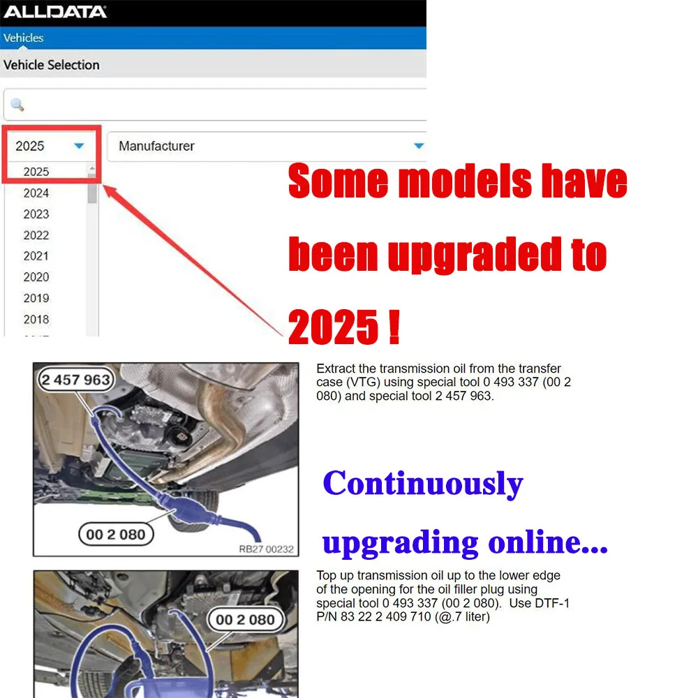 2027 Alldata CAR Data Newest O - огляд і ціна Workshop Tools Online