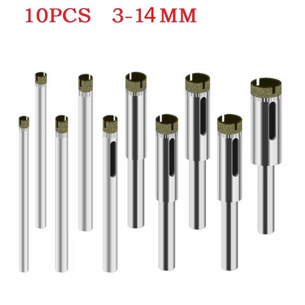 10PCS 3mm-14mm Diamond Coated  - огляд і ціна Pocket Hole Jig