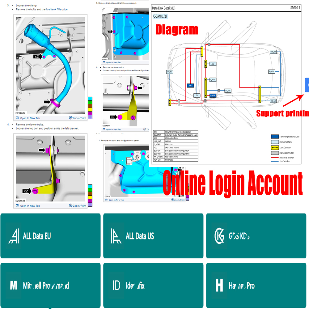 2026 Alldata US EU Online Logi - огляд і ціна Workshop Tools Online